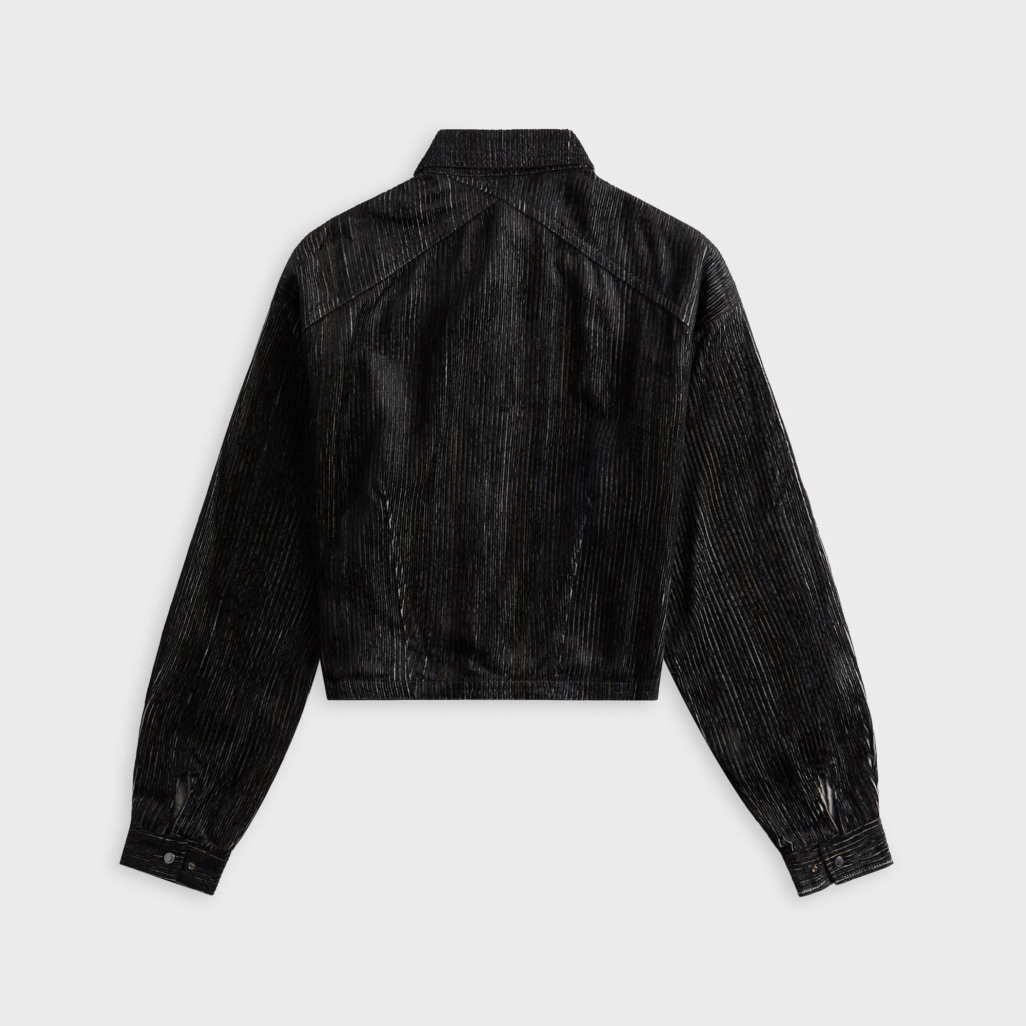 Kiko Kostadinov Kraner Cropped Shirt - Melange Black sold by Kith product image thumbnail 2