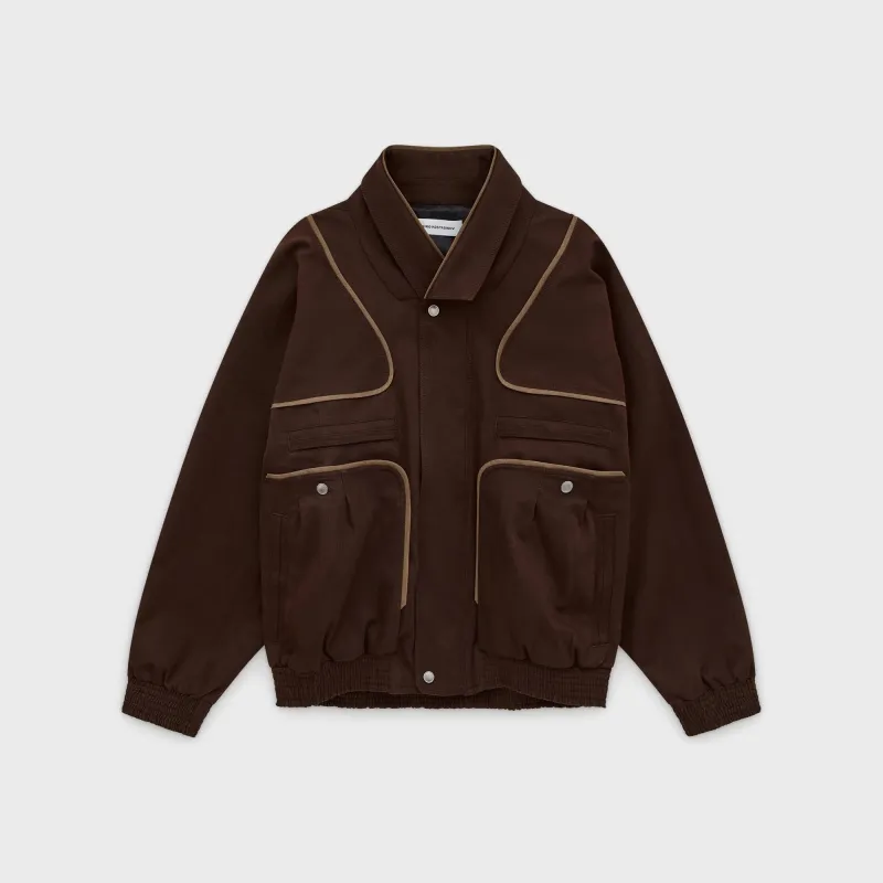 Kiko Kostadinov Harrer Blouson - Wood Brown / Sepia sold by Kith