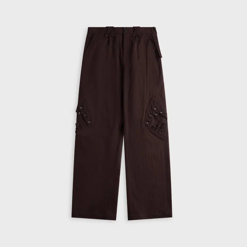 Kiko Kostadinov Estike Trouser - Wood Brown sold by Kith