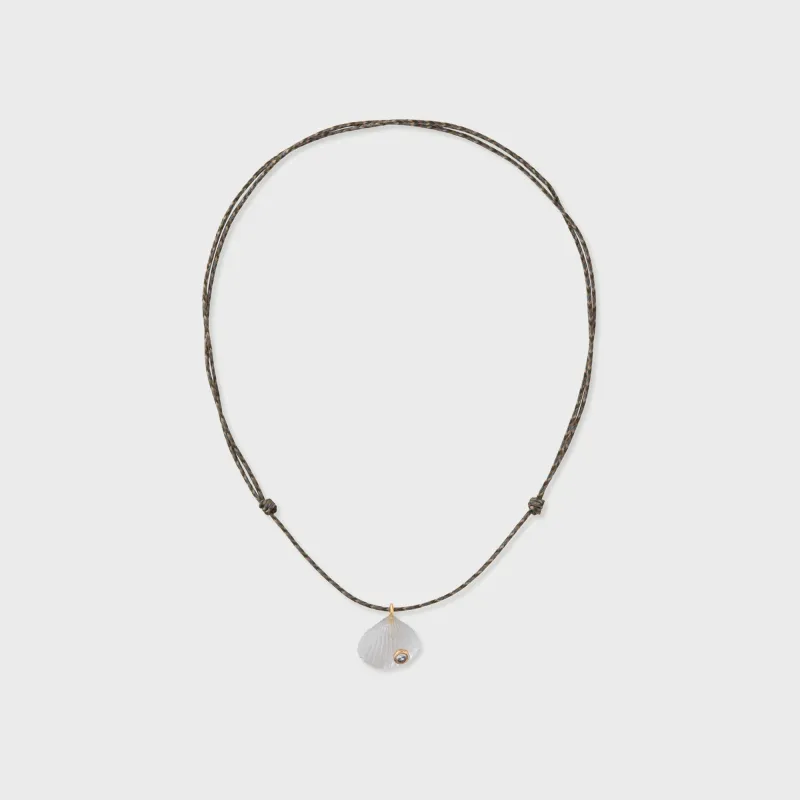 Eliou Sora Neckace - Brown made by Kith