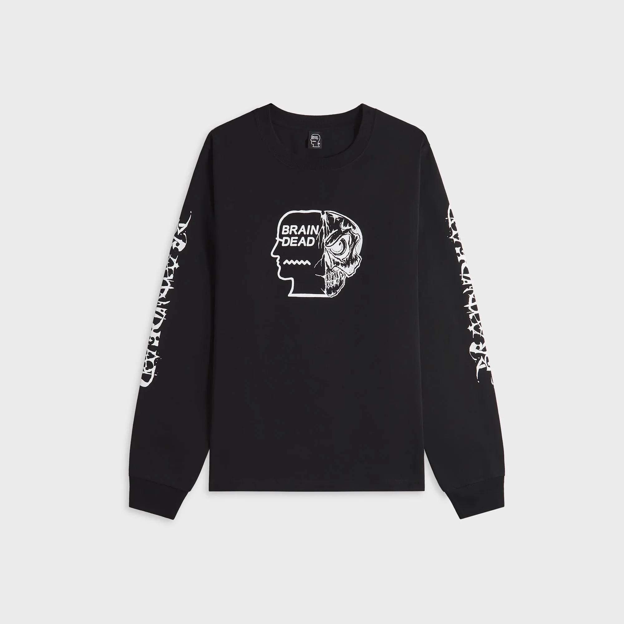 Brain Dead Skull Mech Long Sleeve Tee - Black sold by Kith