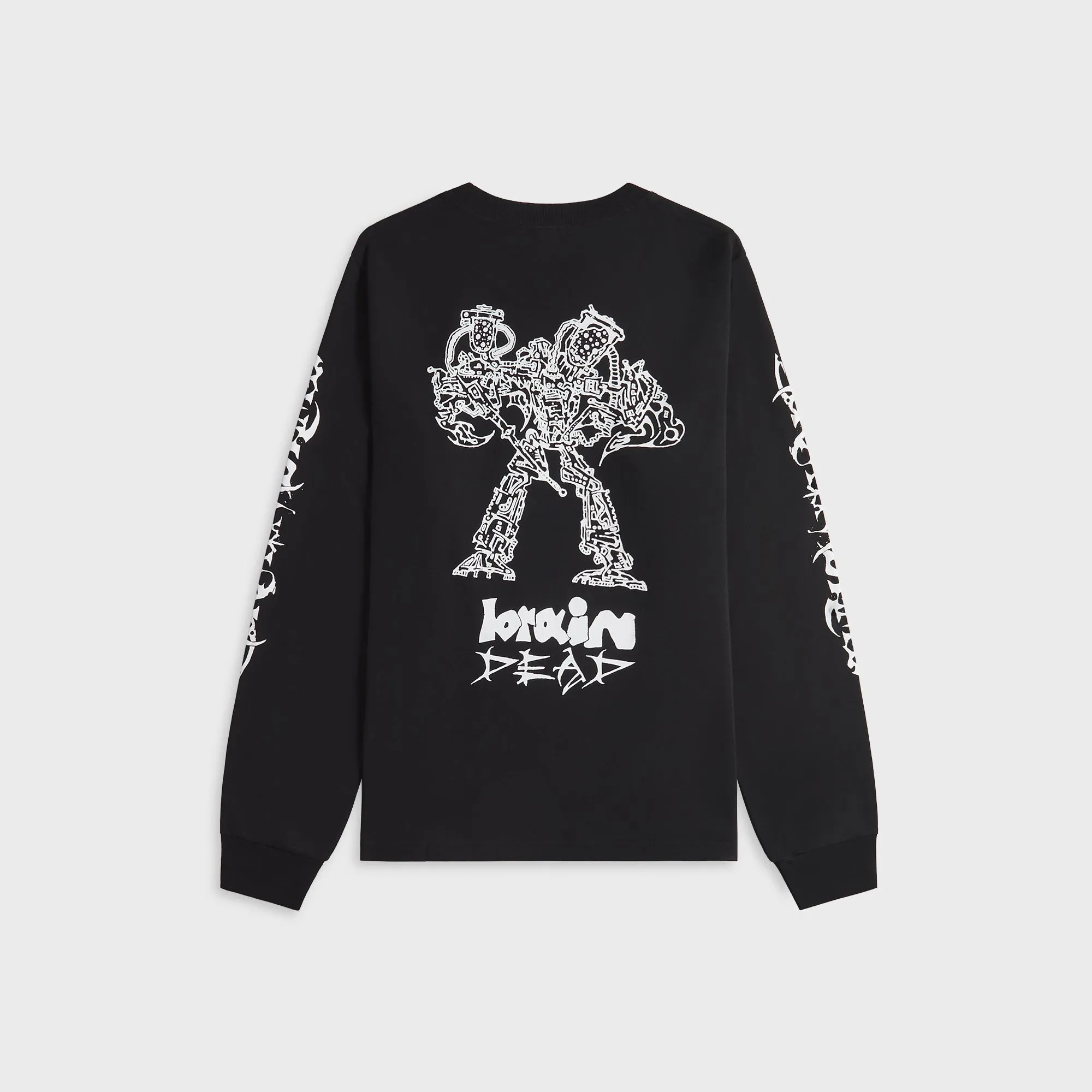 Brain Dead Skull Mech Long Sleeve Tee - Black sold by Kith product image thumbnail 2