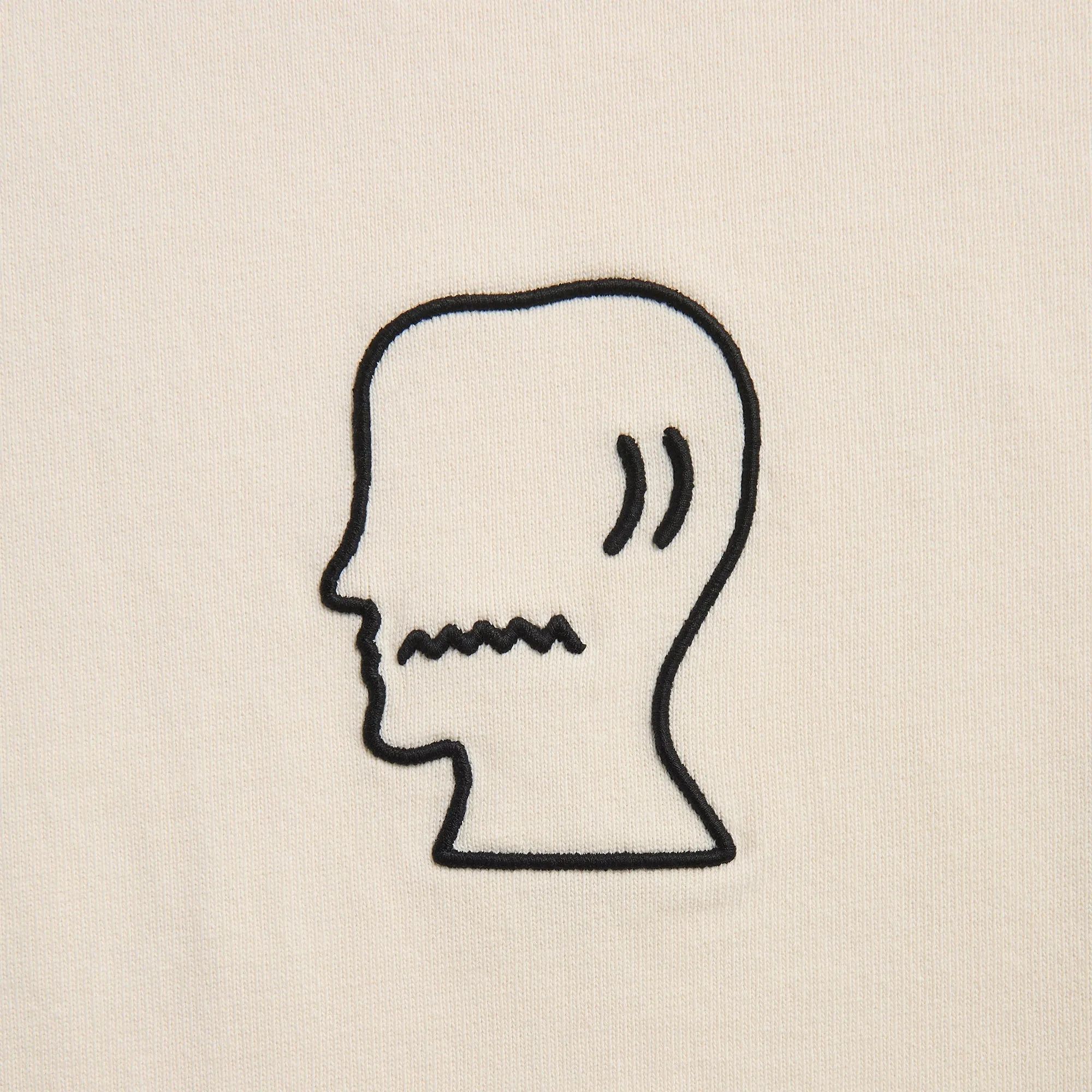 Brain Dead Heavyweight 3D Embroidery Logo Head Tee - Natural sold by Kith product image thumbnail 3