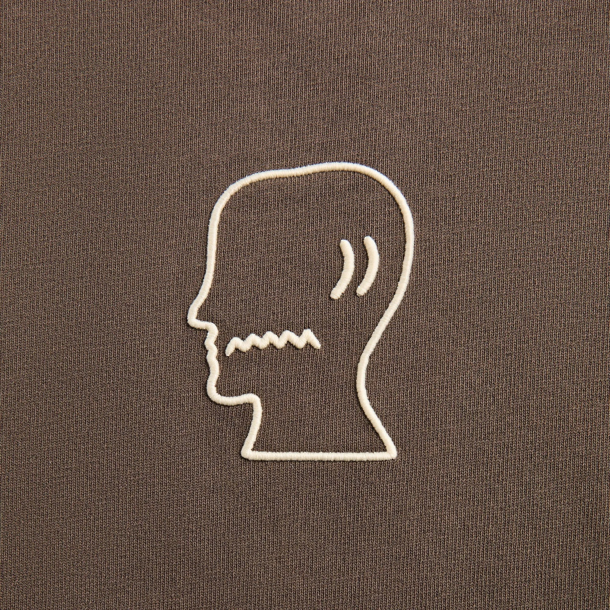 Brain Dead Heavyweight 3D Embroidery Logo Head Tee - Brown sold by Kith product image thumbnail 3