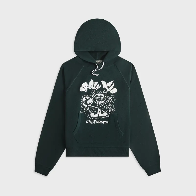 Brain Dead Global Shock Hoodie - Forest Green sold by Kith