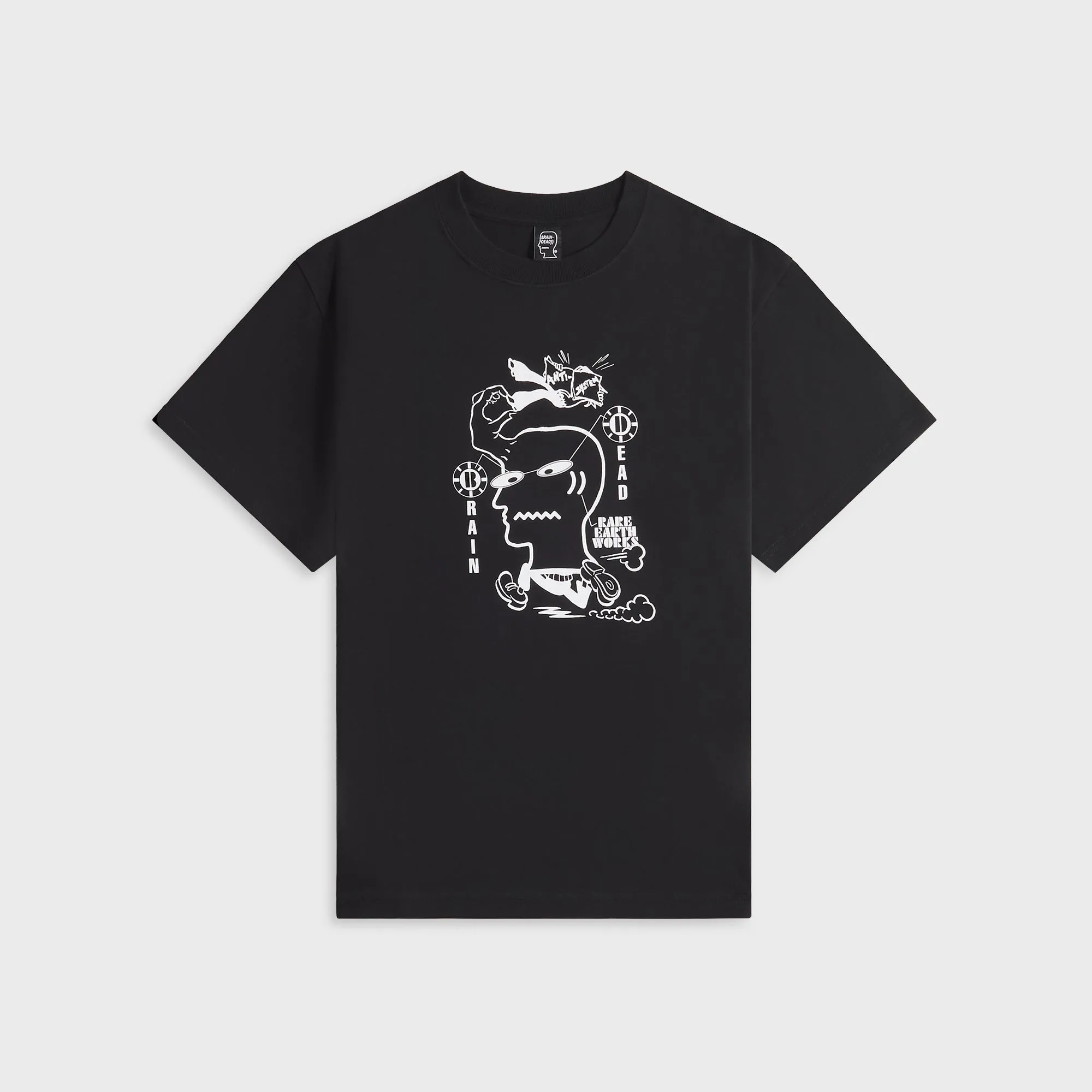 Brain Dead Earth Works Tee - Black sold by Kith