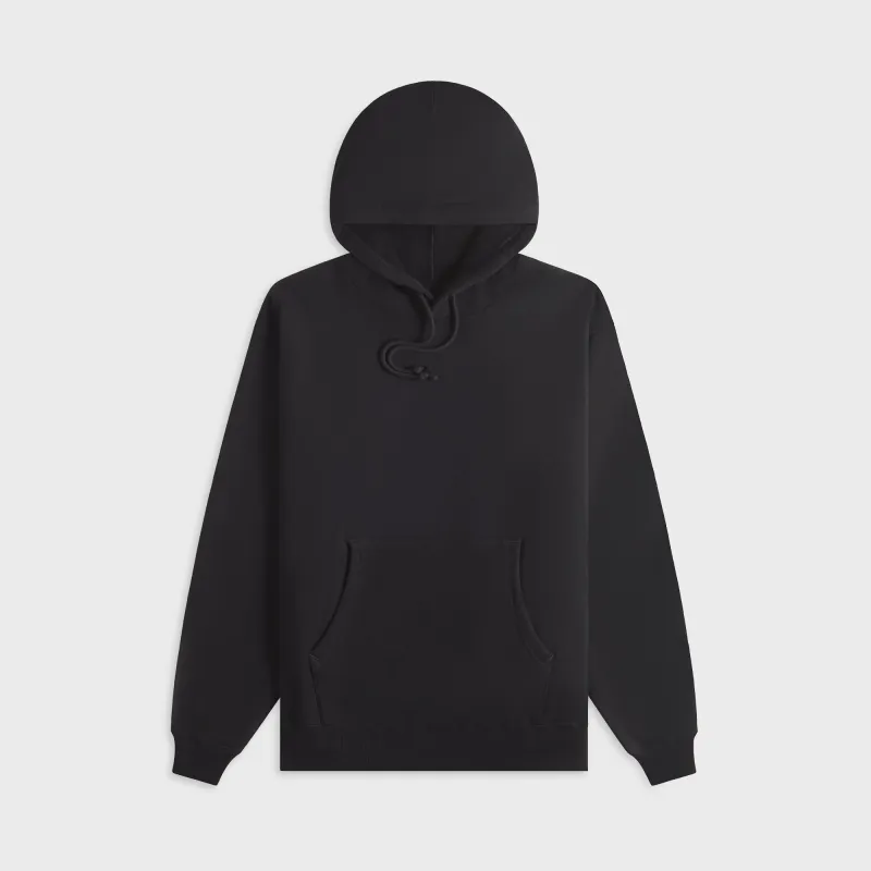 Auralee Smooth Soft BD Sweat Parka - Black made by Auralee