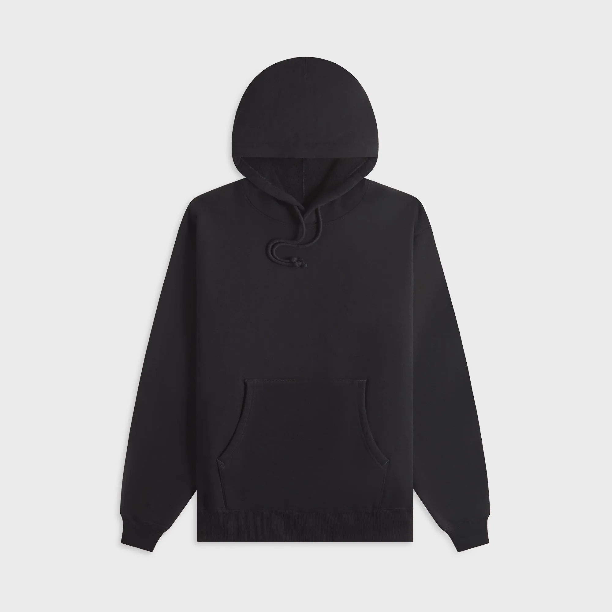 Auralee Smooth Soft BD Sweat Parka - Black sold by Kith
