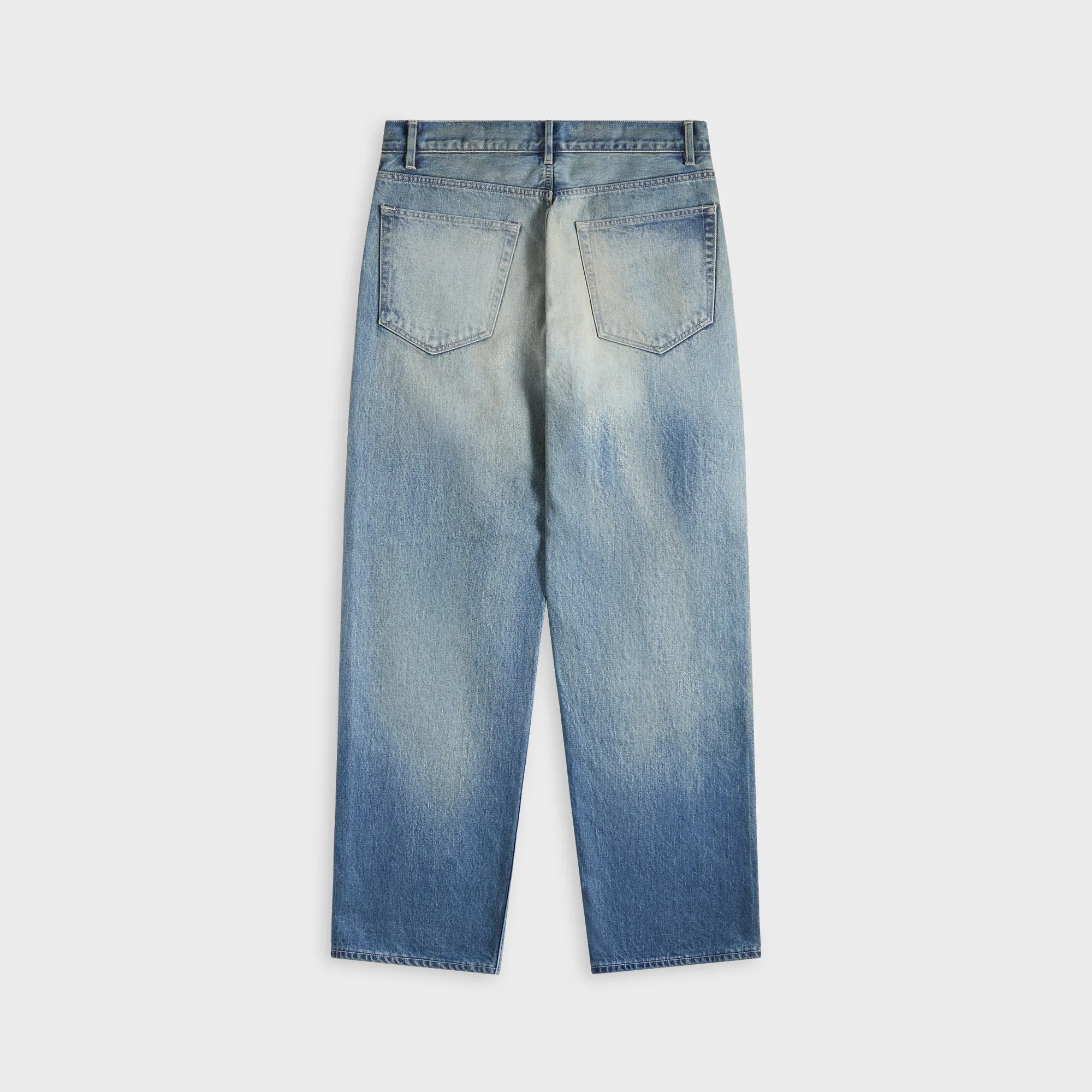 Auralee Selvedge Faded Heavy Denim Wide Pants - Faded Indigo sold by Kith product image thumbnail 2