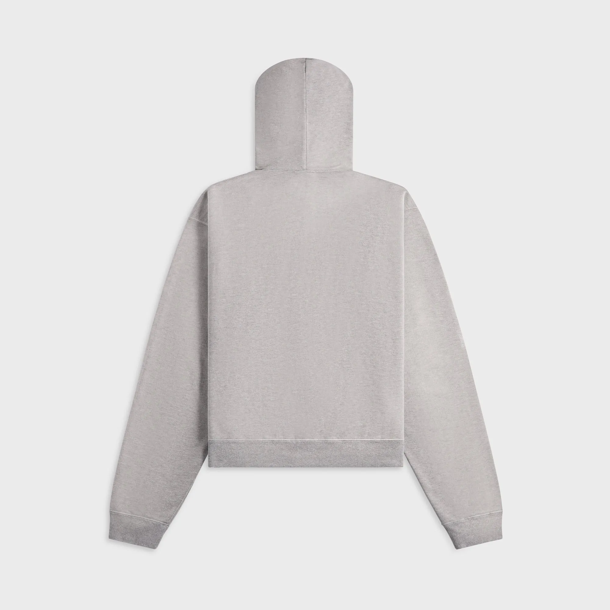 Auralee Product Dyed Pima Light Sweat Zip Parka - Top Gray sold by Kith product image thumbnail 2