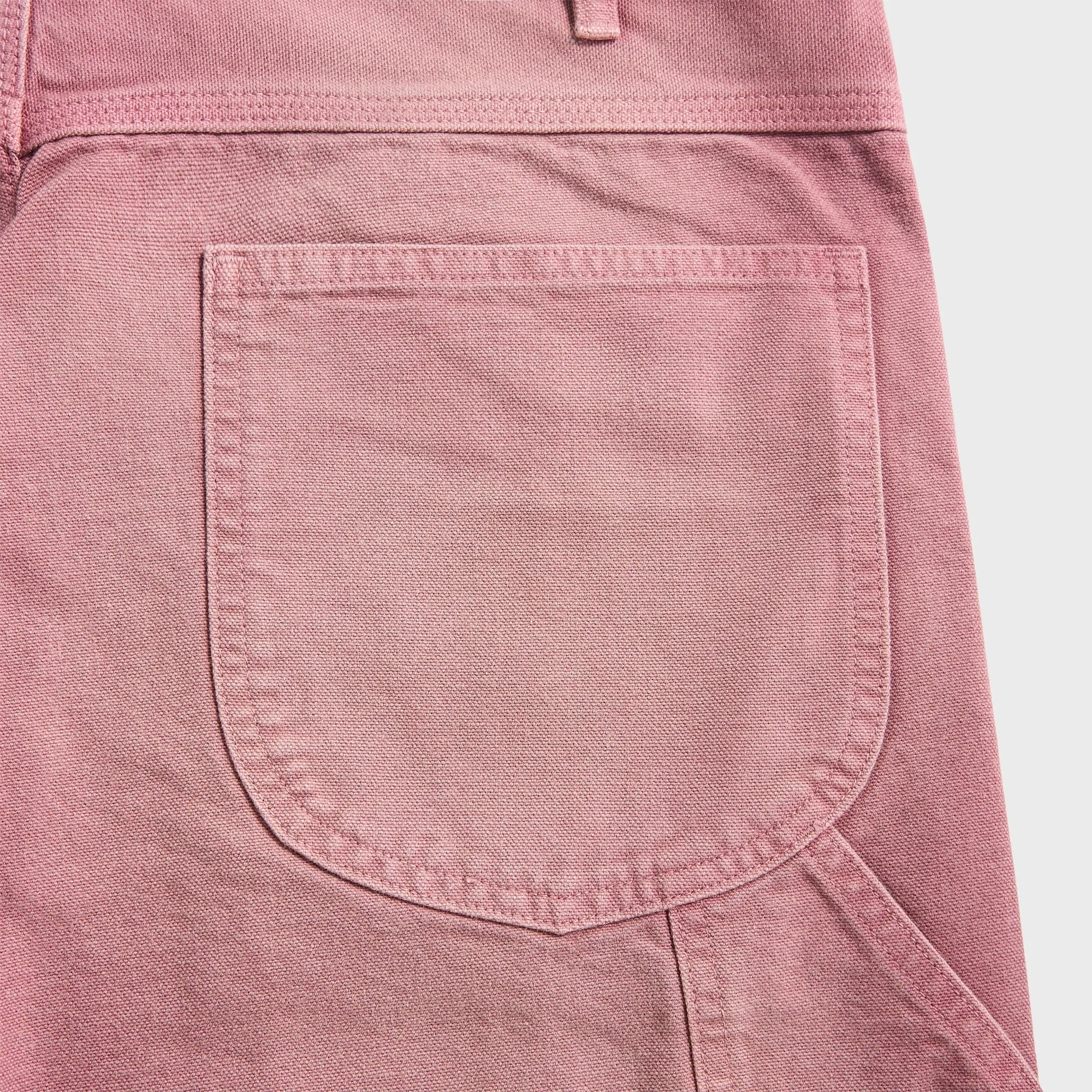 Auralee Product Dyed Organic Cotton Duck Painter Pants - Faded Burgundy sold by Kith product image thumbnail 3