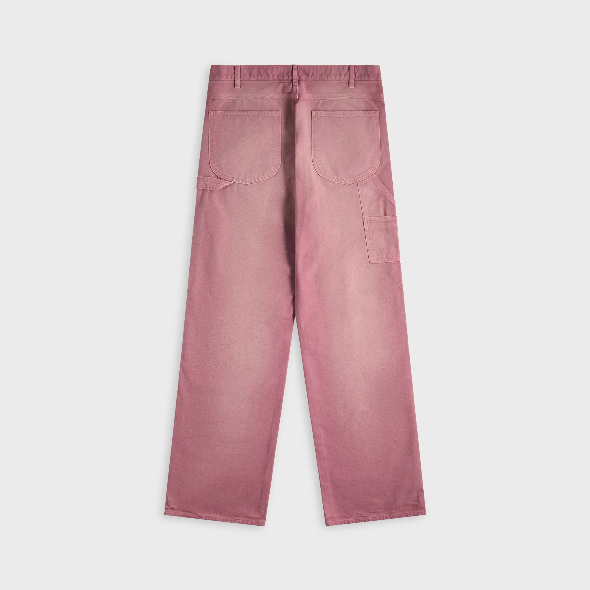 Auralee Product Dyed Organic Cotton Duck Painter Pants - Faded Burgundy sold by Kith product image thumbnail 2