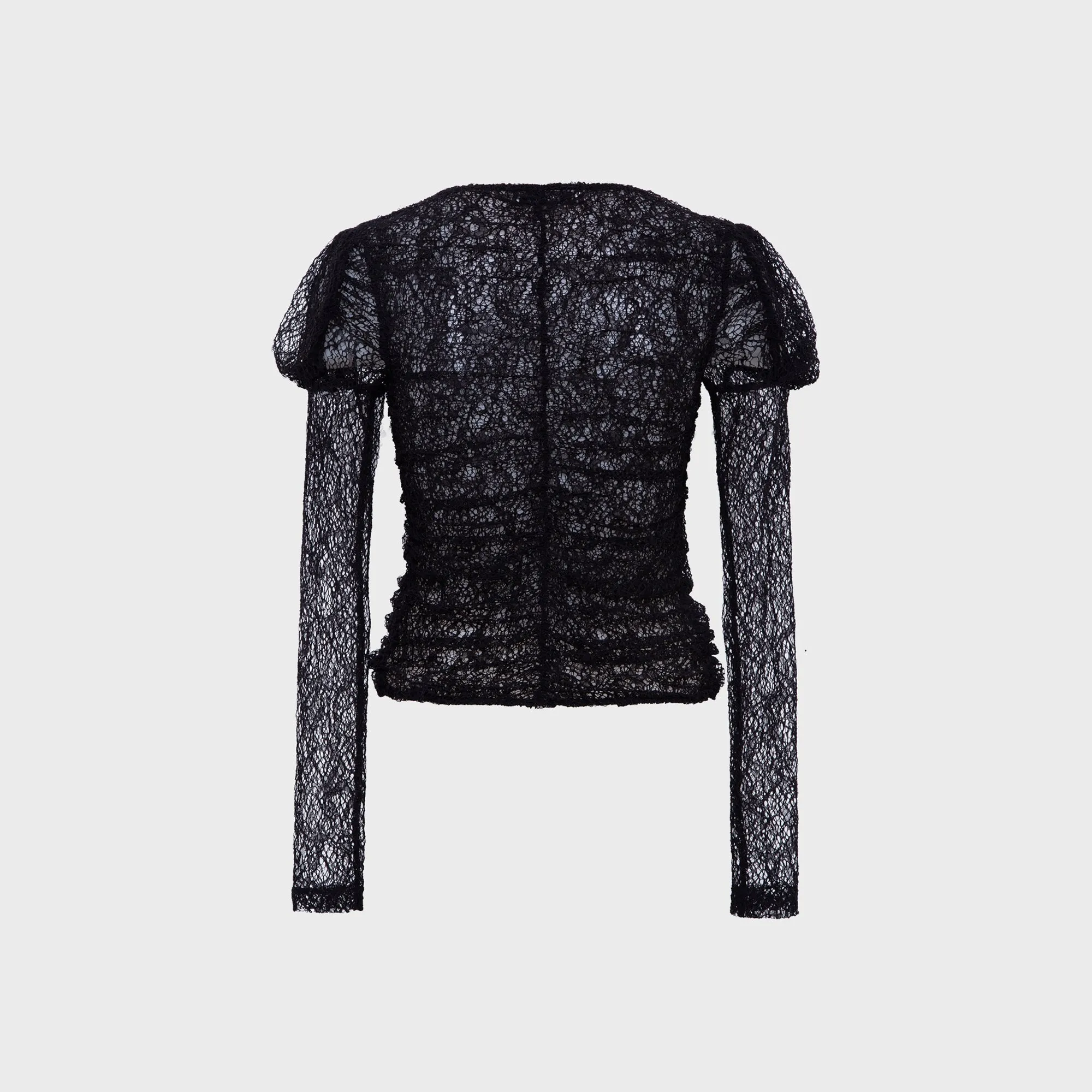 Siedres Uma Semi Sheer Lace Top - Black sold by Kith product image thumbnail 2
