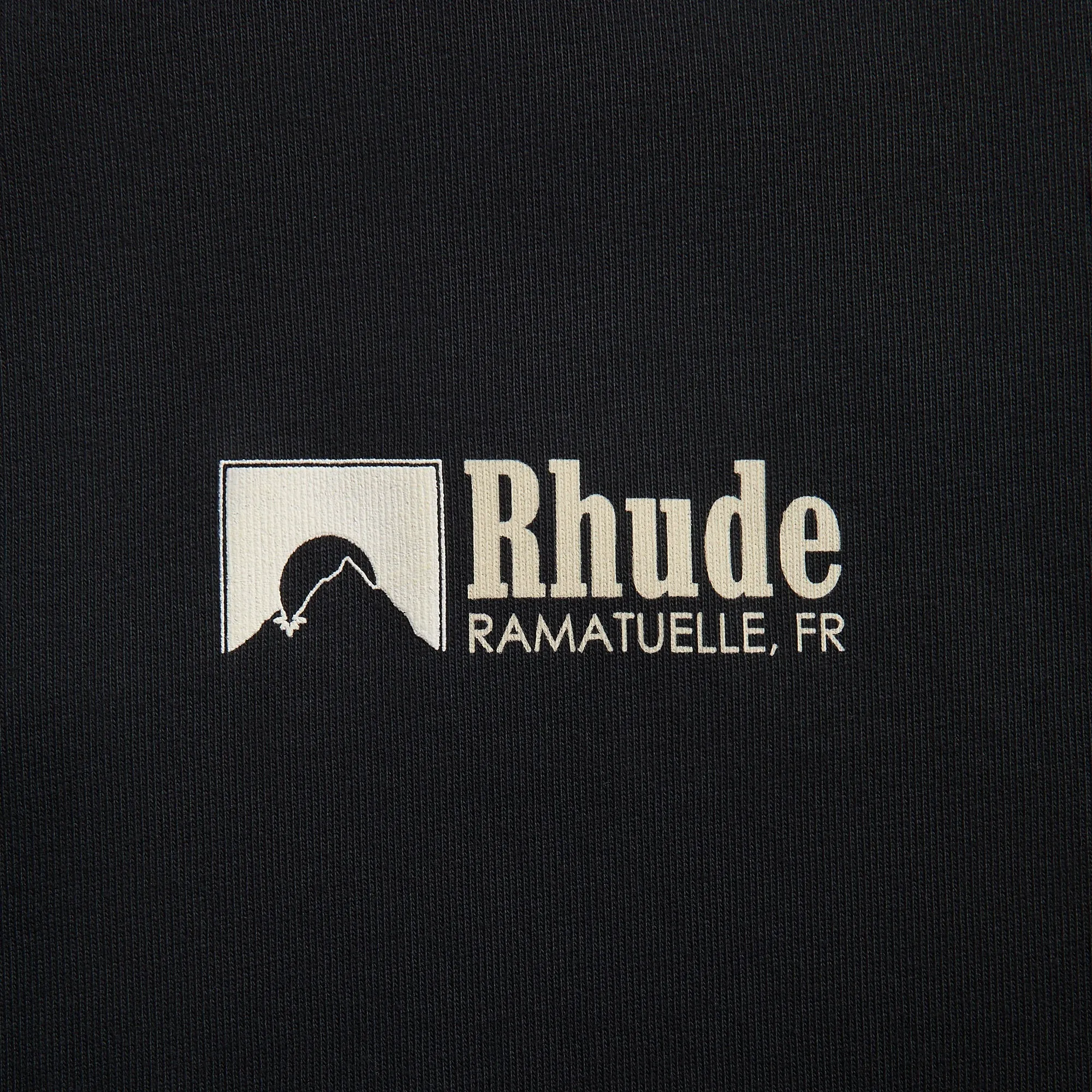Rhude Ramatuelle INTL Racing Tee - Vintage Black / White / Yellow sold by Kith product image thumbnail 3
