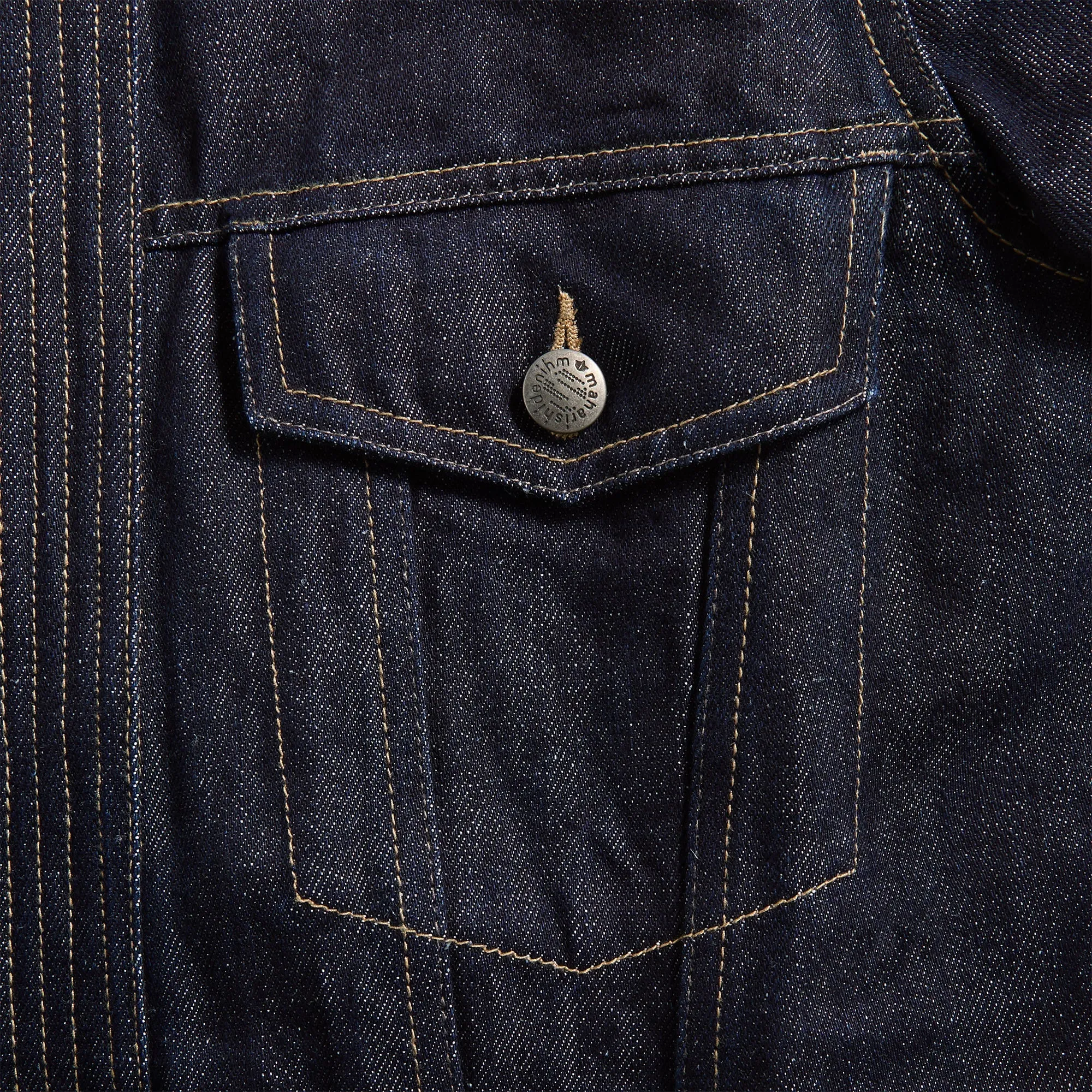 Maharishi 6059 Maha Hemp Denim Kimono - Indigo sold by Kith product image thumbnail 3