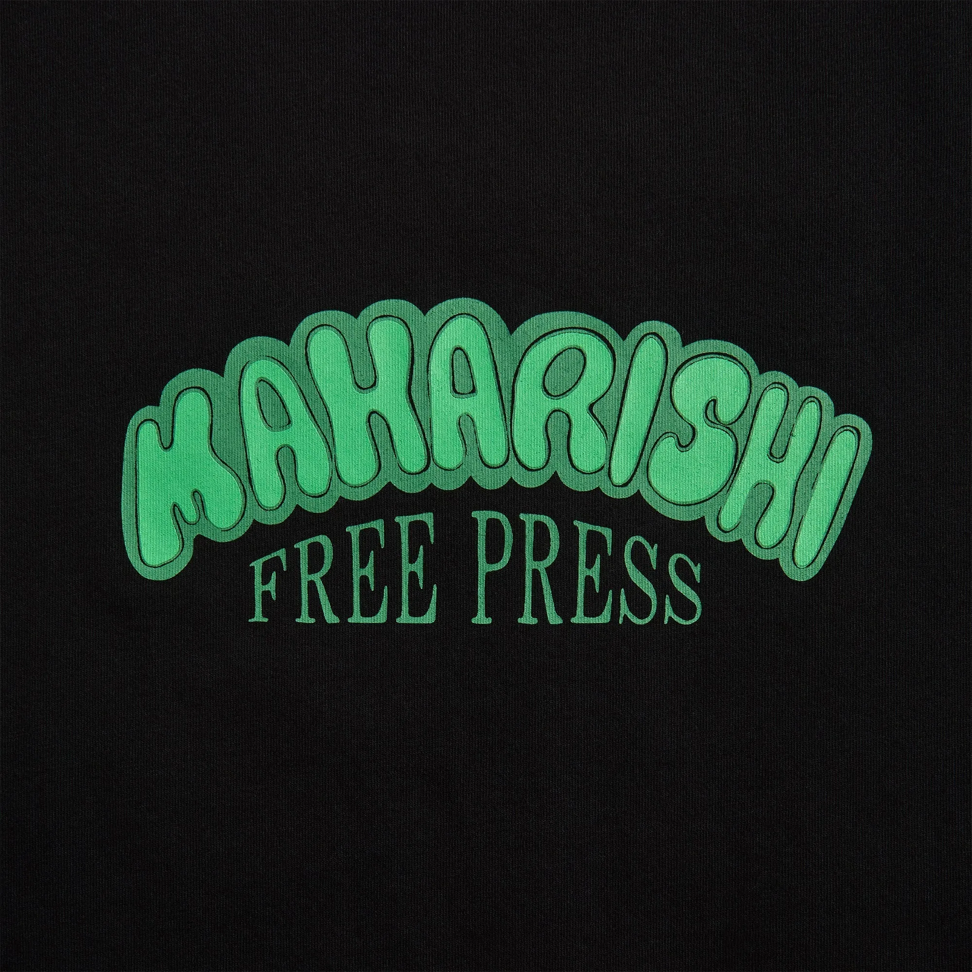 Maharishi 2204 Grunt Free Press Tee - Black sold by Kith product image thumbnail 3