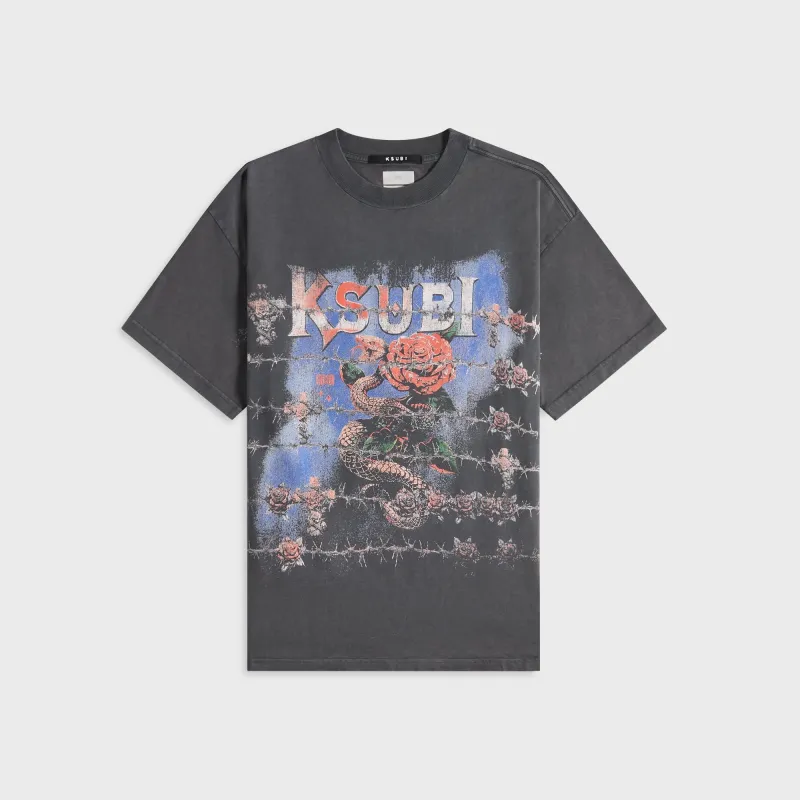 Ksubi Death Snake Ekcess Tee - Rhino made by Ksubi