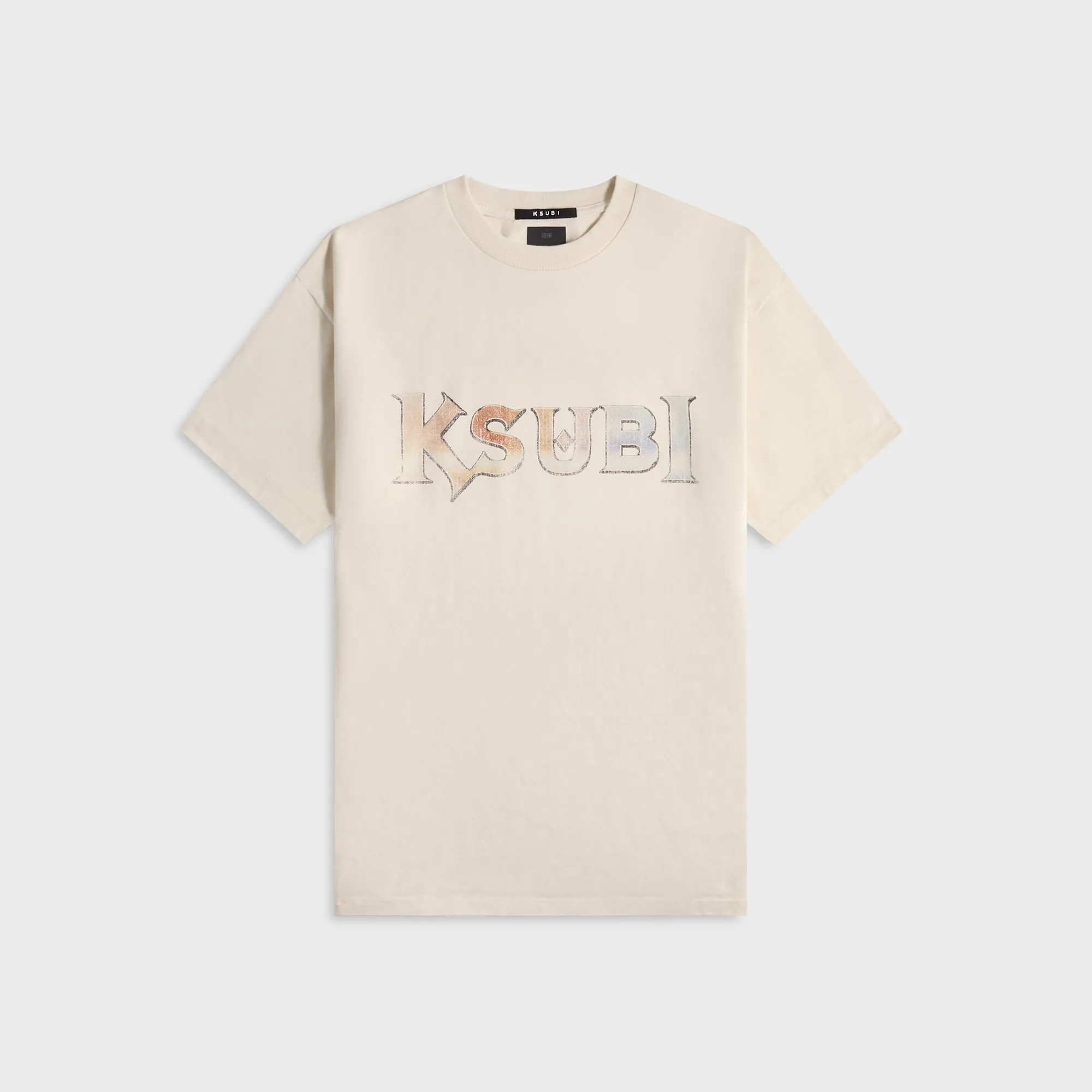 Ksubi Death Snake Biggie Antique Tee - White sold by Kith