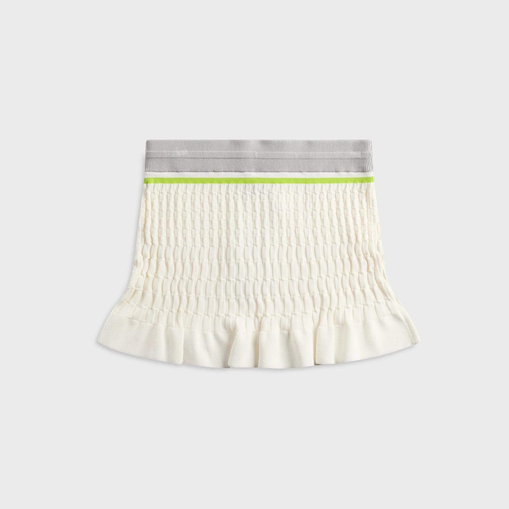 Casablanca Tennis Polo Mini Skirt - White sold by Kith product image thumbnail 2