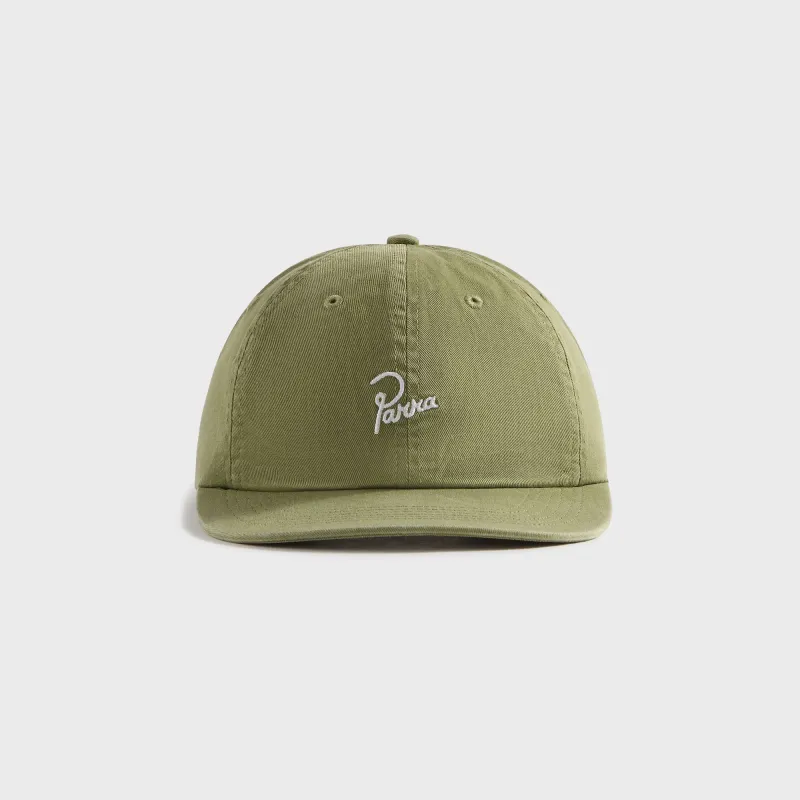 by Parra Signature Six Panel Cap - Green sold by Kith