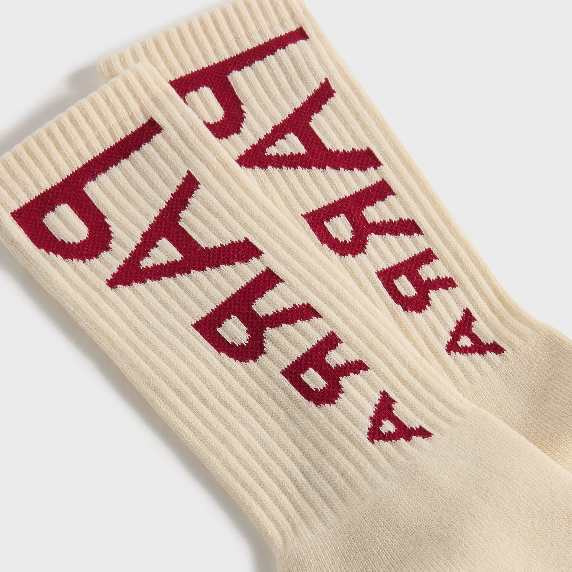 by Parra Reversed Flag Logo Crew Socks - Off White sold by Kith product image thumbnail 3