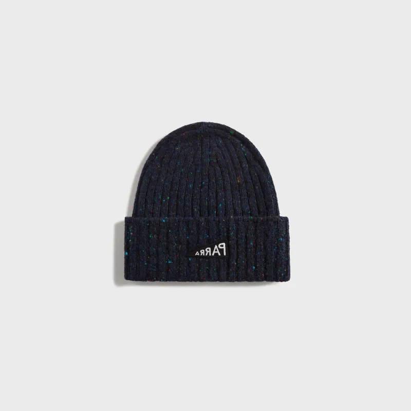 by Parra Reversed Flag Beanie - Blue sold by Kith