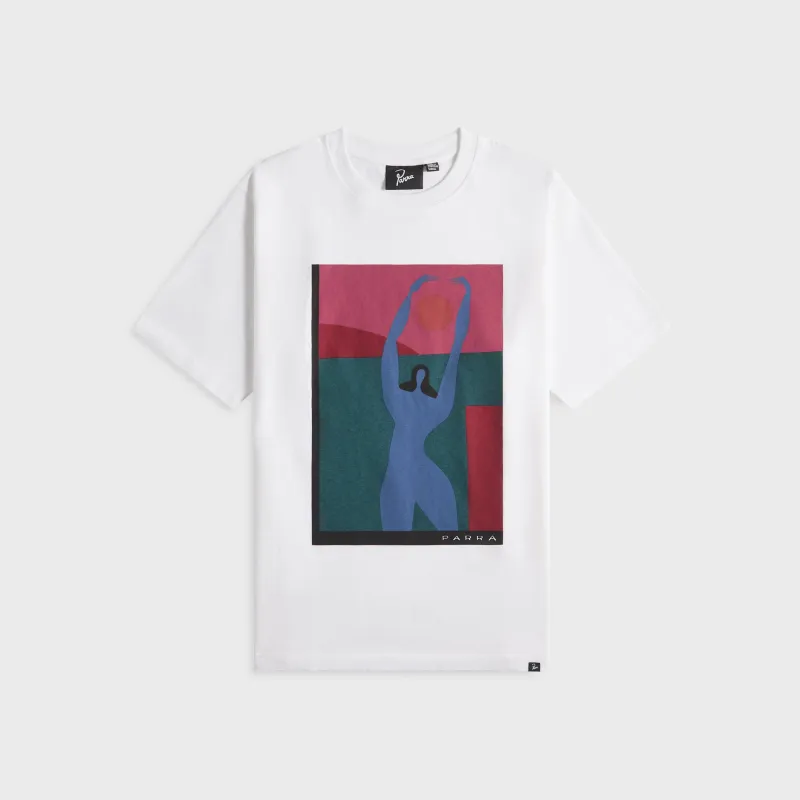 by Parra Protect The Sun Tee - White sold by Kith