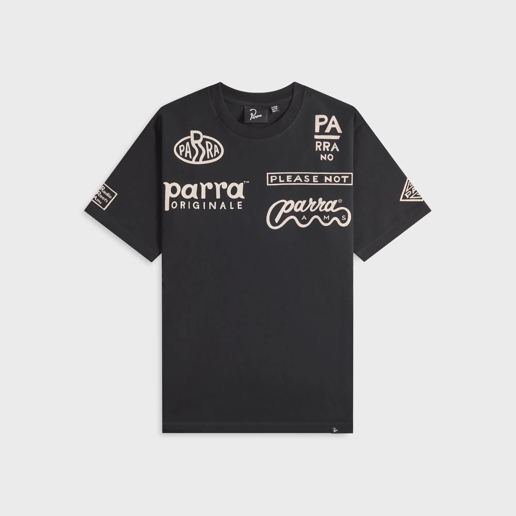 by Parra Media Training Tee - Black sold by Kith