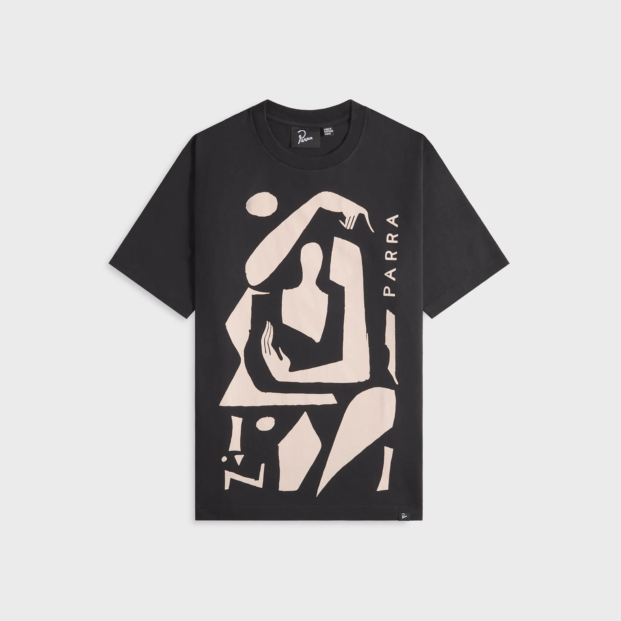 by Parra Detached Tee - Black sold by Kith