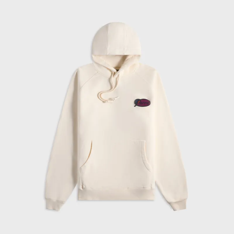 by Parra Circled Script Logo Hooded Sweatshirt - Off White sold by Kith