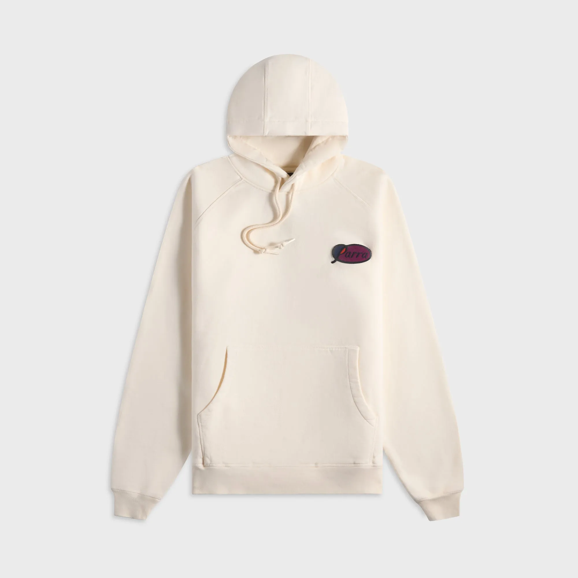 by Parra Circled Script Logo Hooded Sweatshirt - Off White sold by Kith