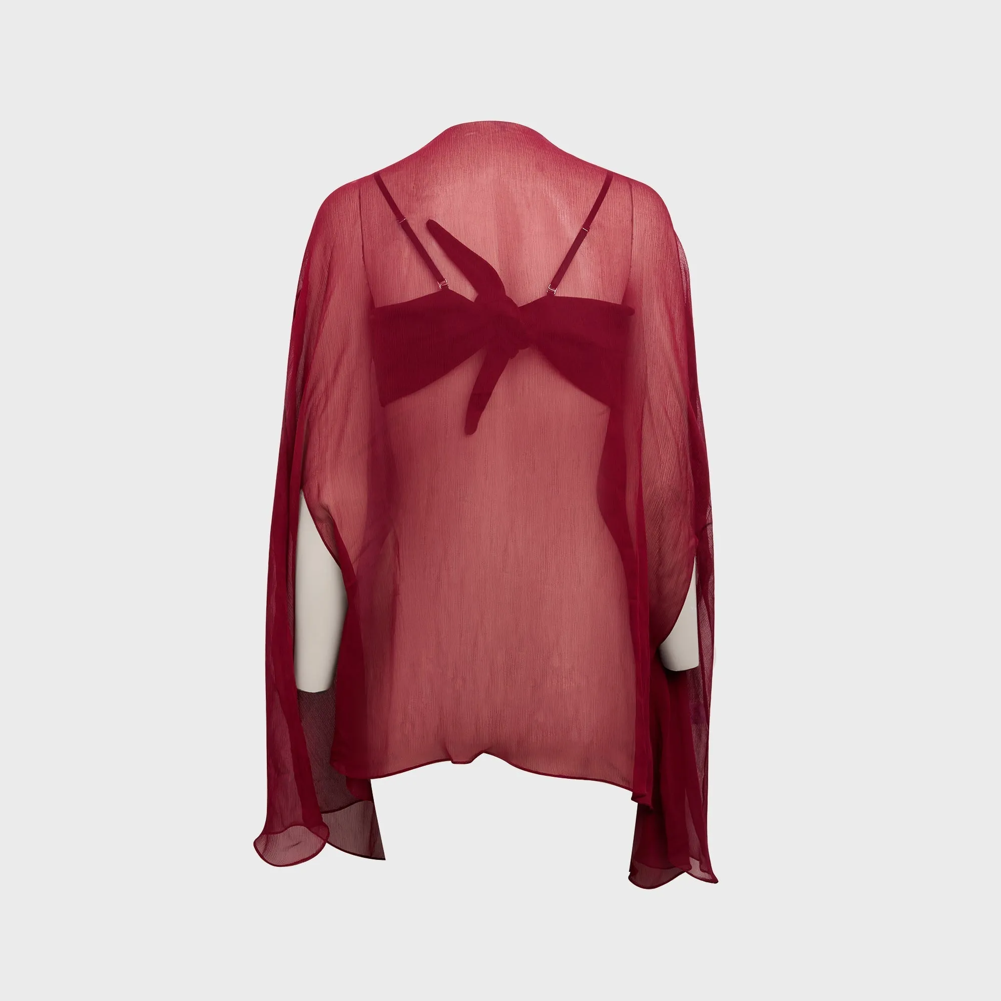 Buci Ibis Poncho Set - Burgundy sold by Kith product image thumbnail 2