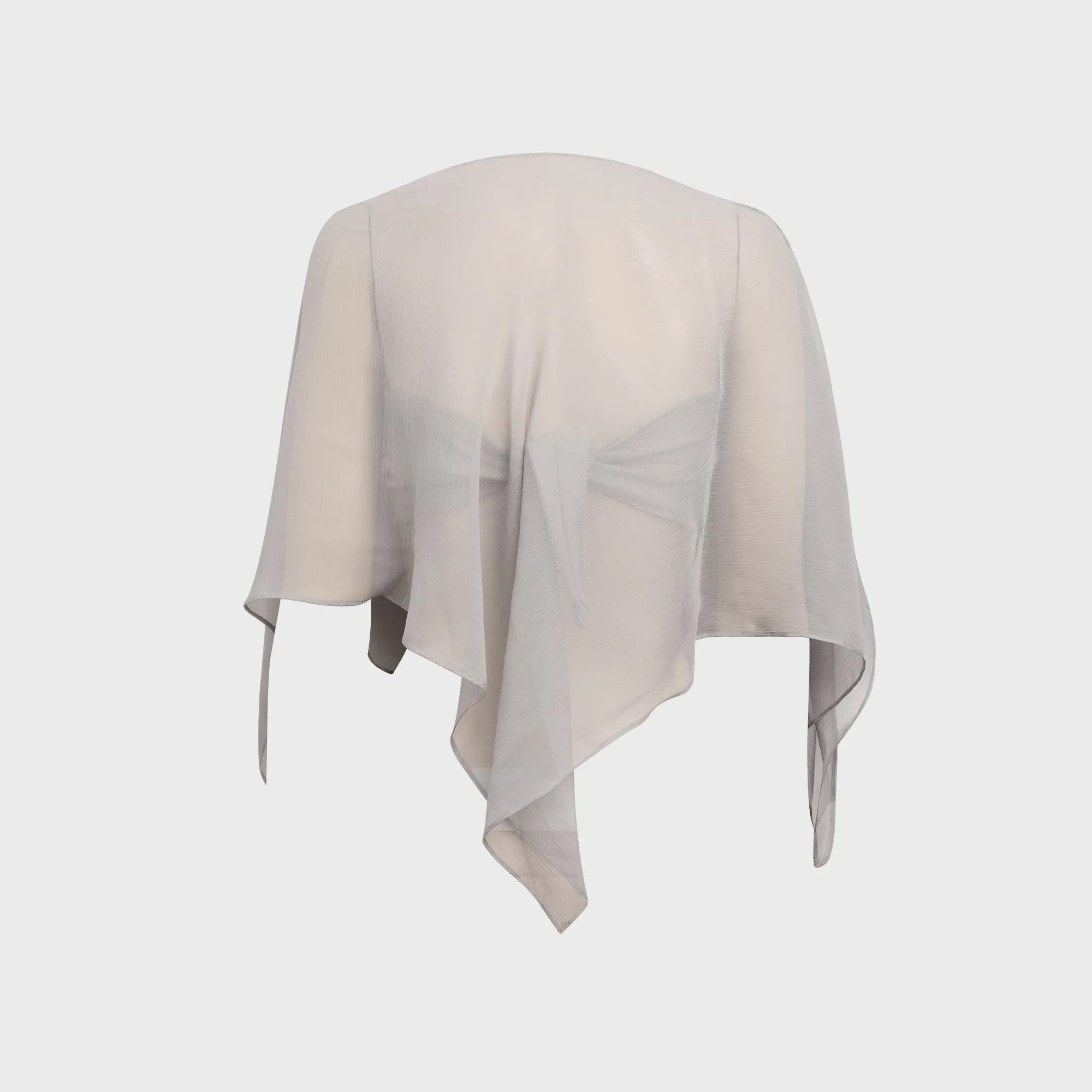 Buci Honeycrisp Poncho With Twist Tie Top - Slate sold by Kith product image thumbnail 2