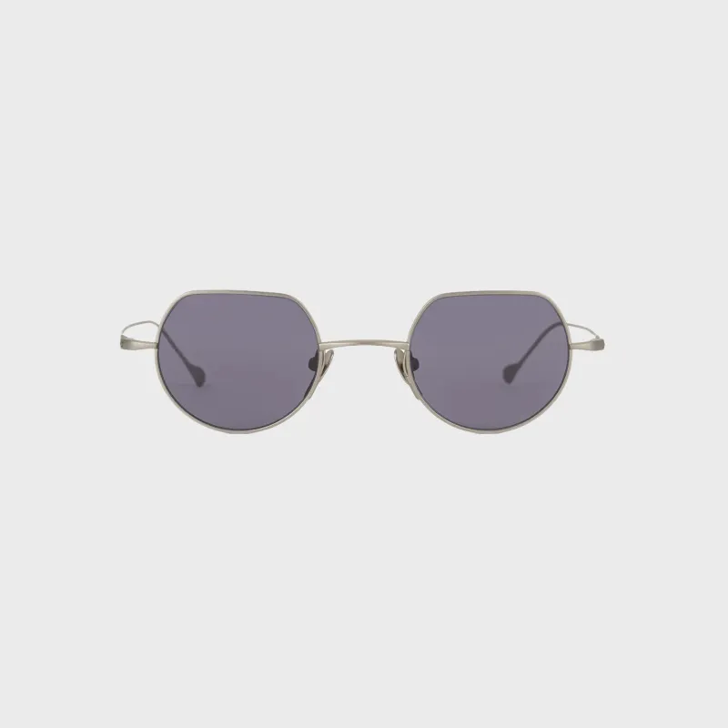 Brain Dead Titanium Tani Post Modern Primitive Eye Protection Sunglasses - Matte Silver made by Brain Dead