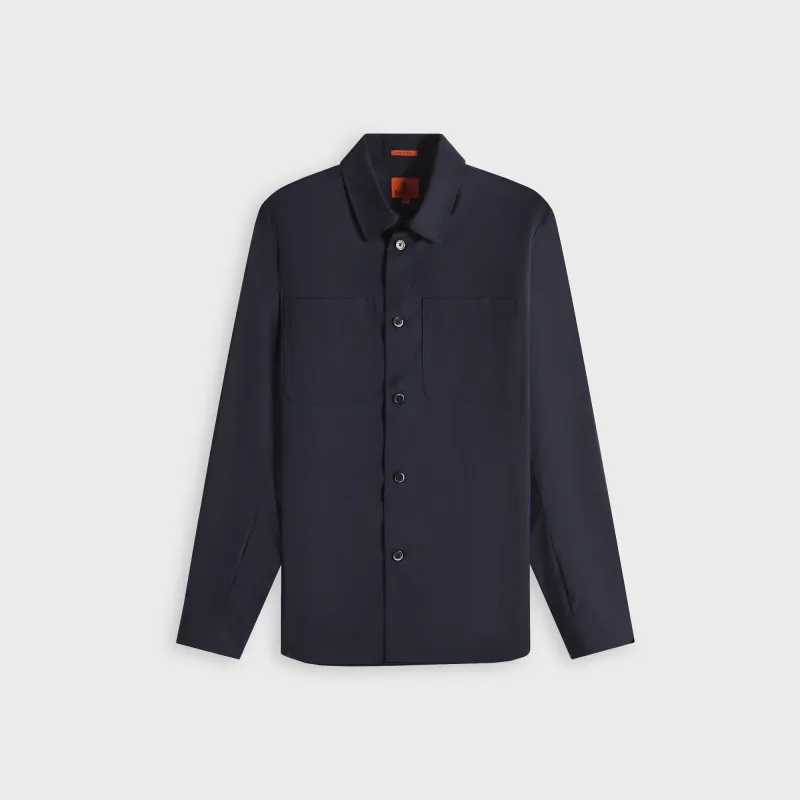 Barena Fuselo Overshirt - Navy sold by Kith