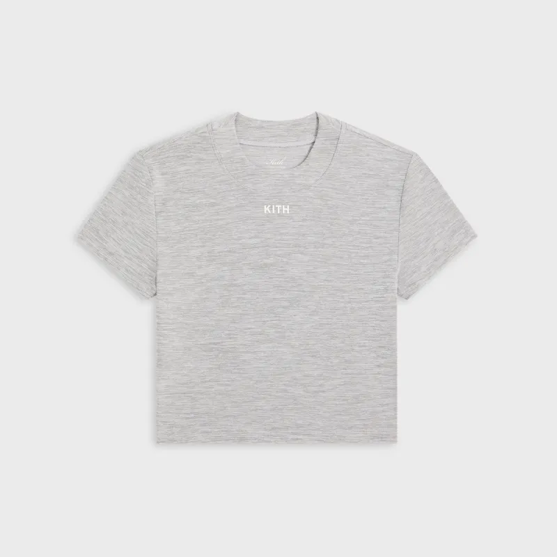 Kith Women Mulberry II Active Tee - Cool Heather Grey sold by Kith