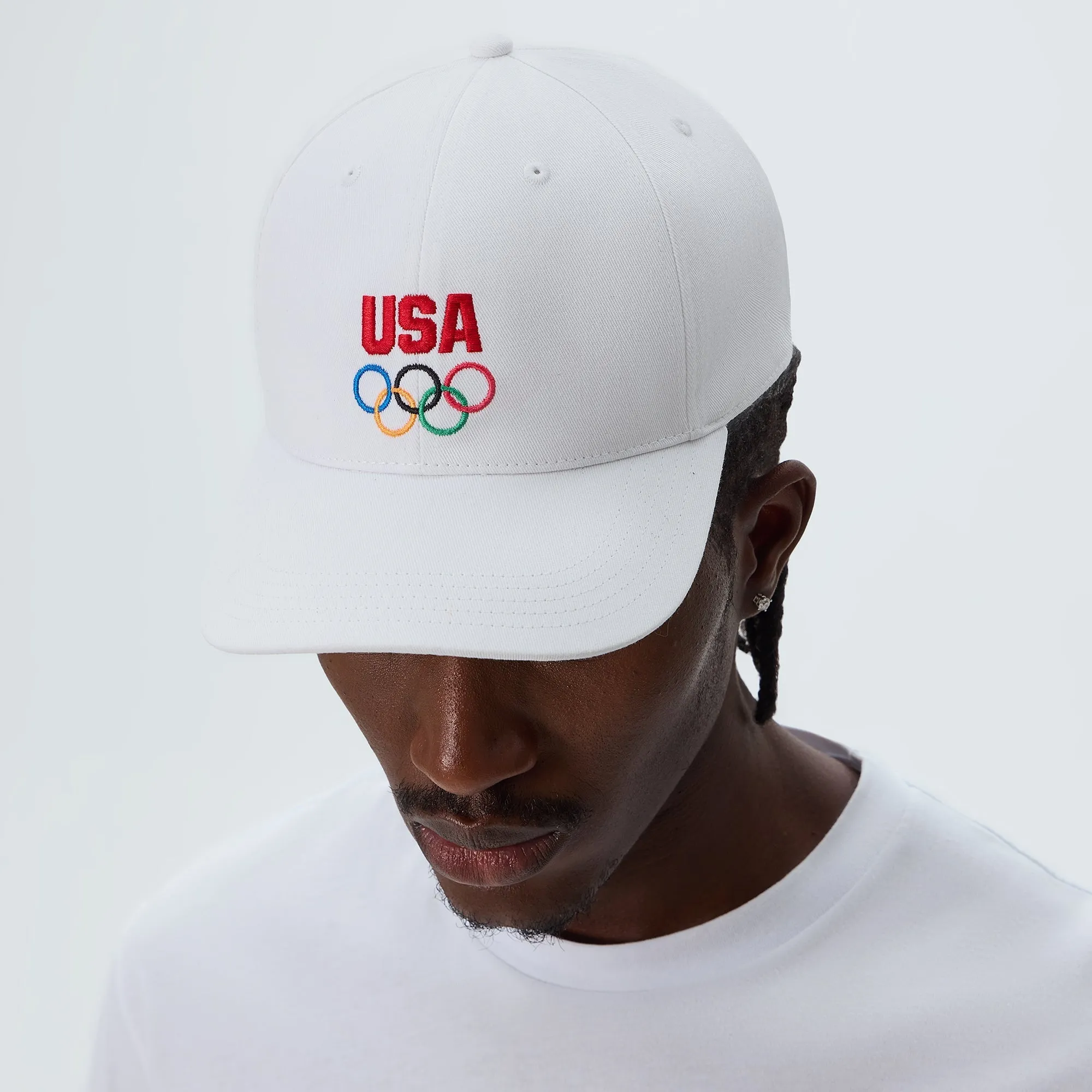 Kith for Team USA Aaron Classic Cap - White sold by Kith product image thumbnail 2
