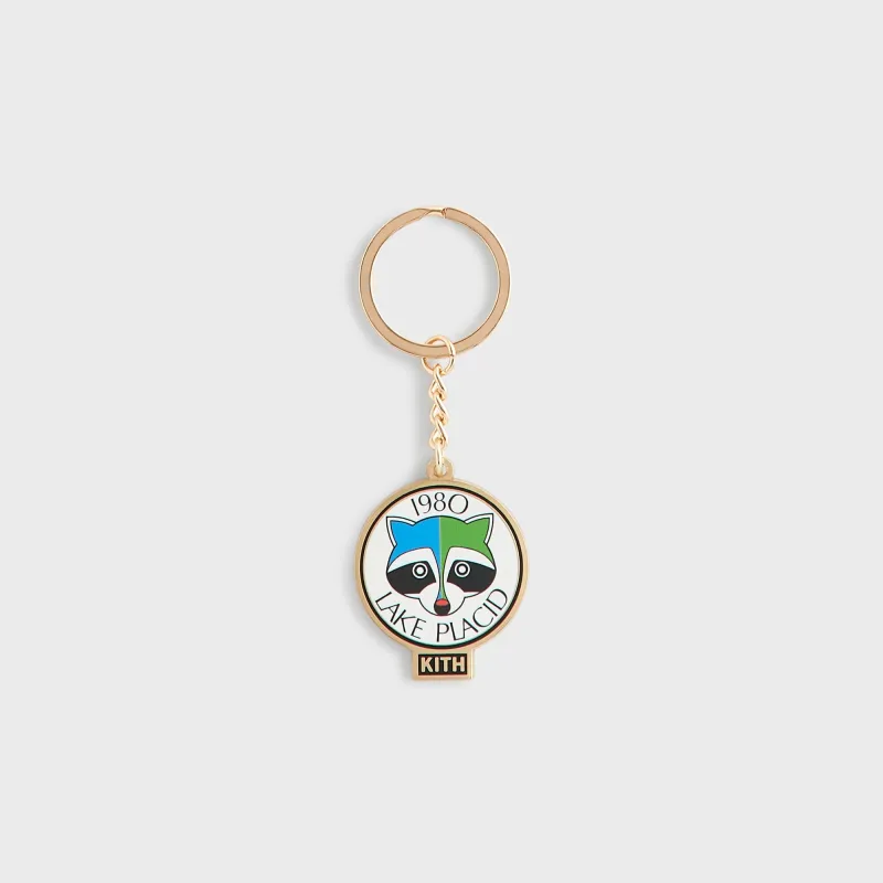 Kith for Olympics Heritage Lake Placid Keyring - Gold sold by Kith