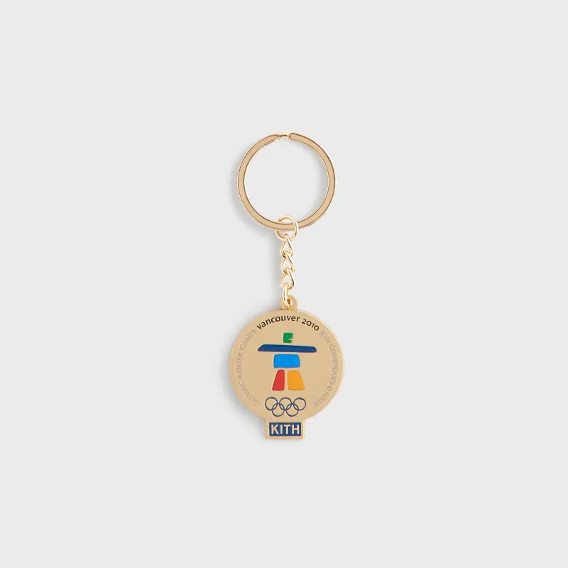 Kith for Olympics Heritage Vancouver Keyring - Gold sold by Kith