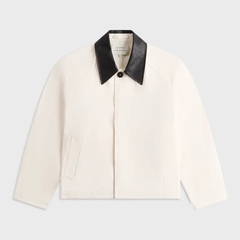 Studio Nicholson x Aaron Levine Dover Barn Jacket - Parchment sold by Kith