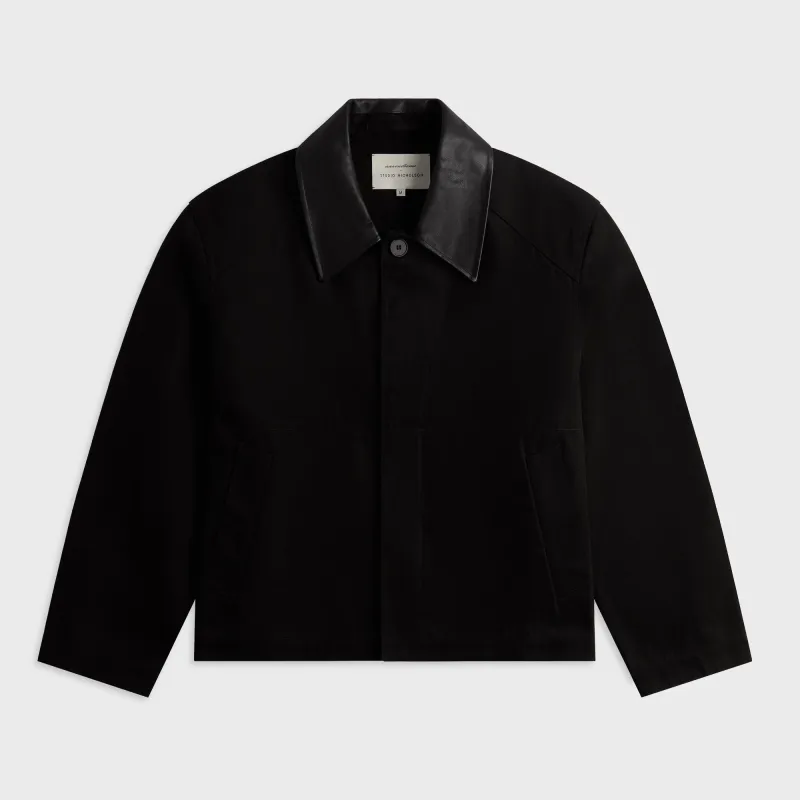 Studio Nicholson x Aaron Levine Barn Jacket - Black sold by Kith