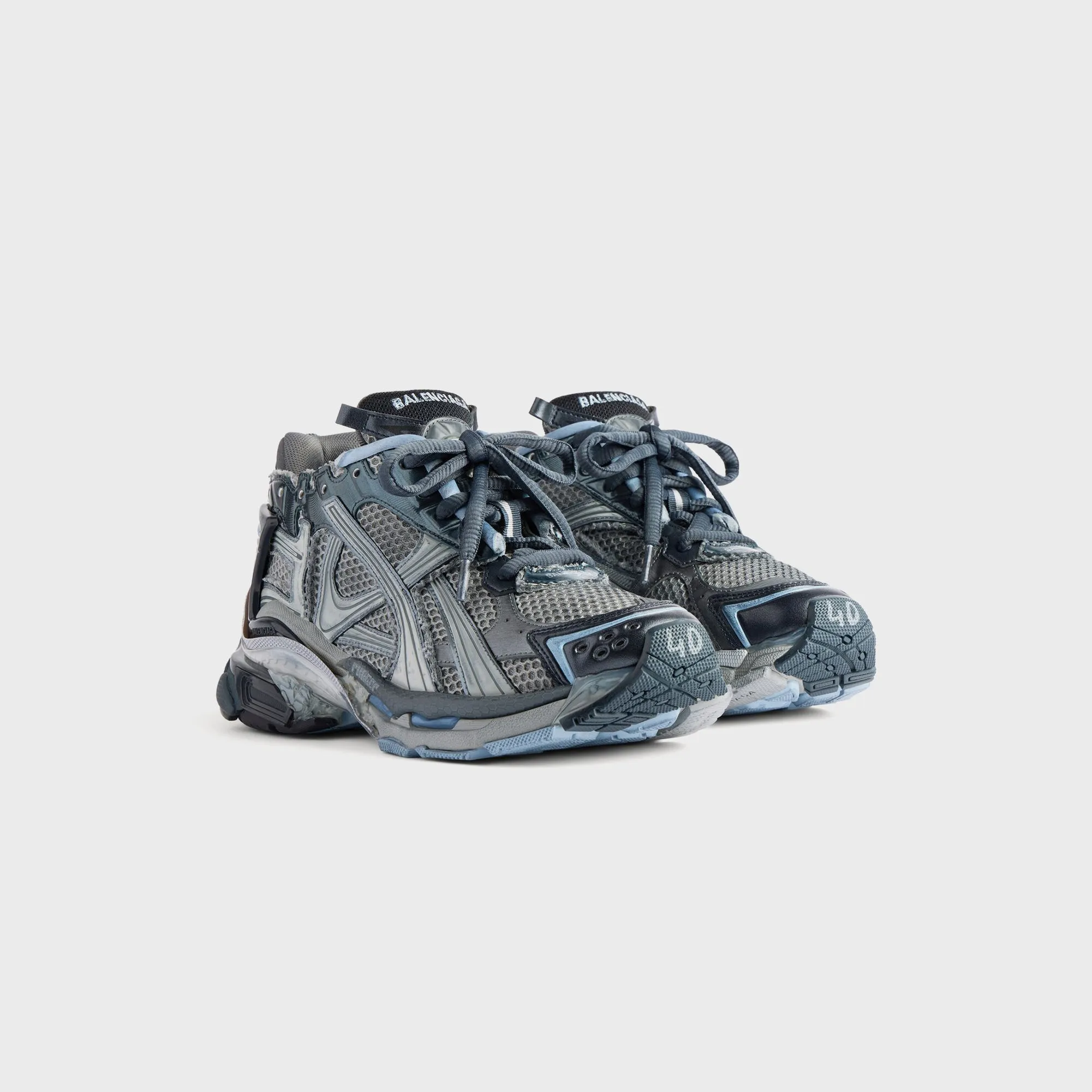 Balenciaga Runner - Grey / Navy / Light Blue sold by Kith product image thumbnail 2