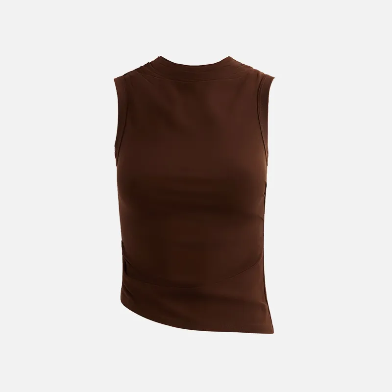 The Line by K Selma Tank - Chocolate sold by Kith