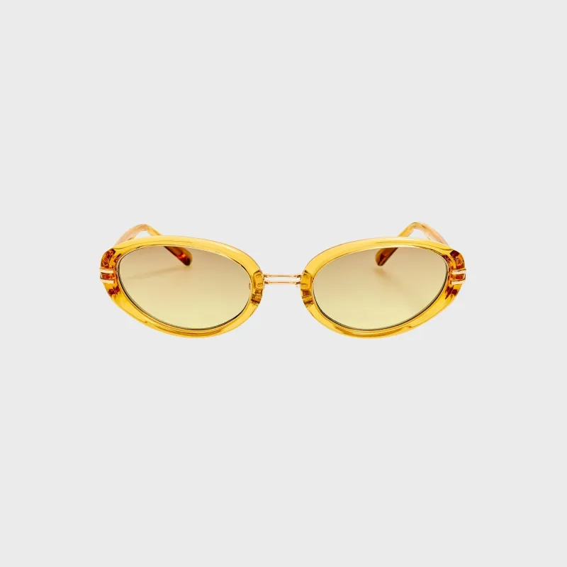 The Attico 83 Sunglasses - Yellow sold by Kith