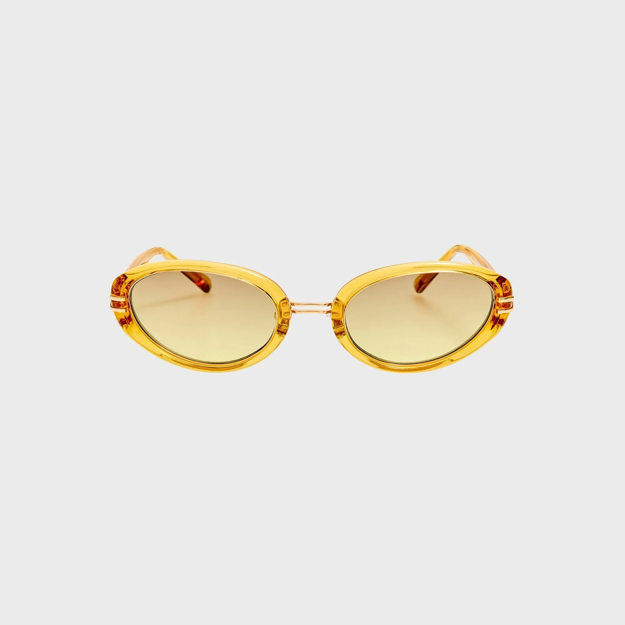 The Attico 83 Sunglasses - Yellow sold by Kith