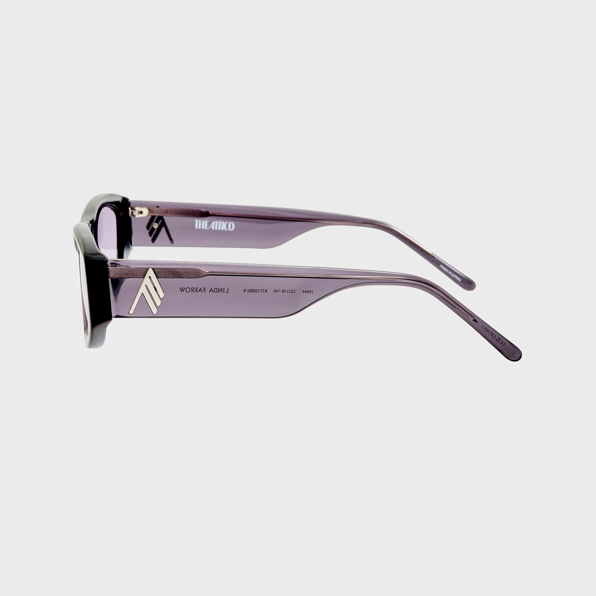 The Attico 80 Sunglasses - Purple sold by Kith product image thumbnail 3