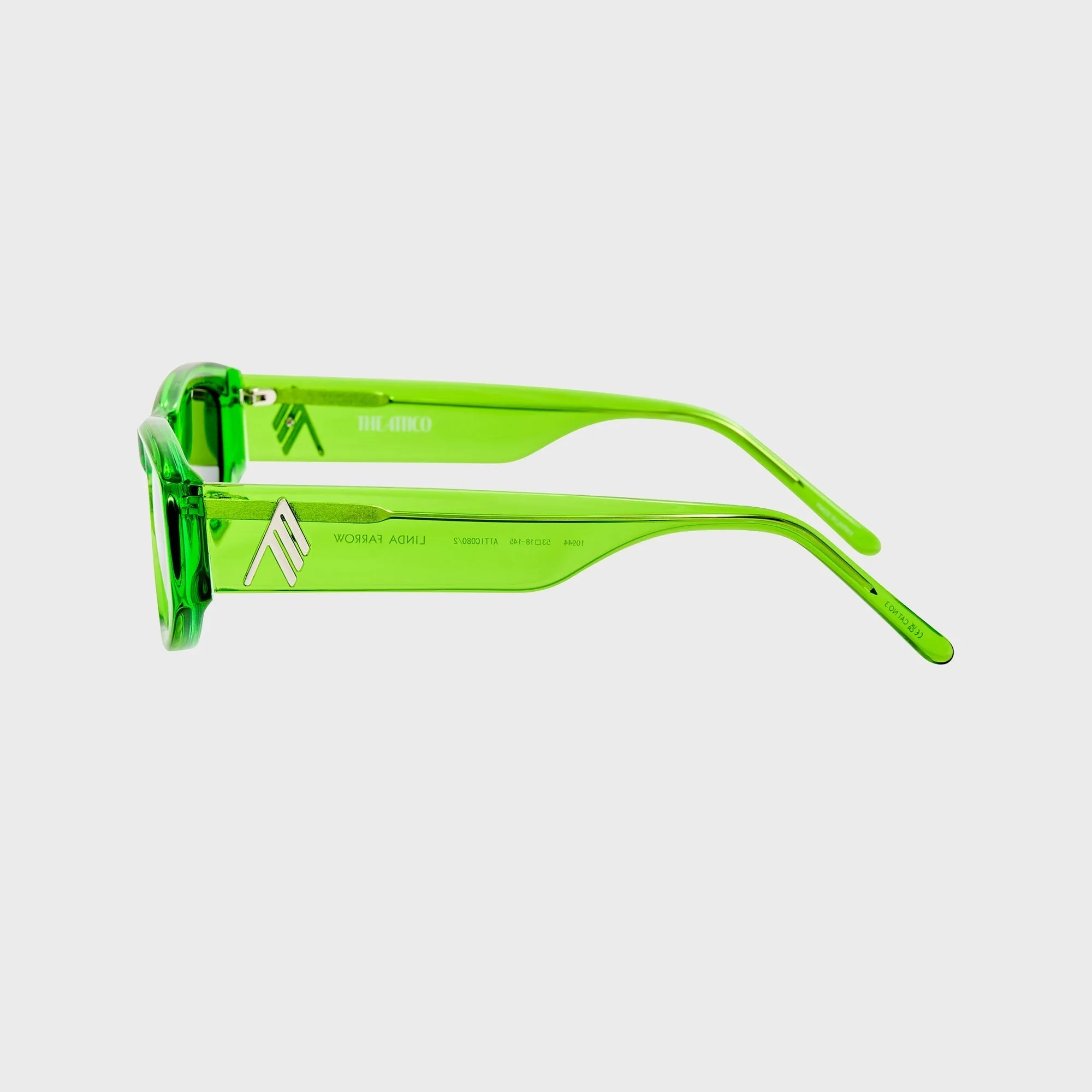 The Attico 80 Sunglasses - Green sold by Kith product image thumbnail 3