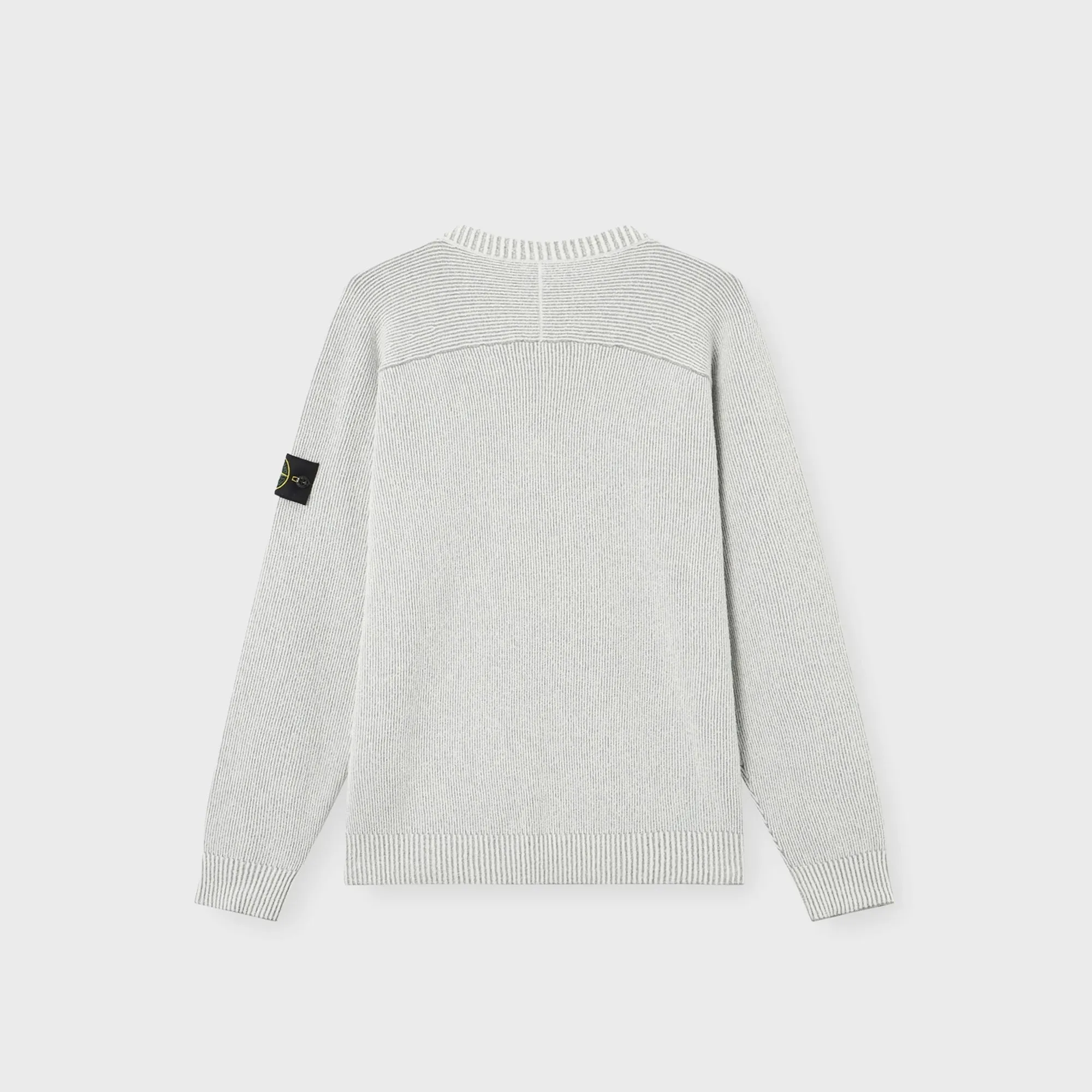 Stone Island Maglieria Crewneck - Melange Pearl Grey sold by Kith product image thumbnail 2