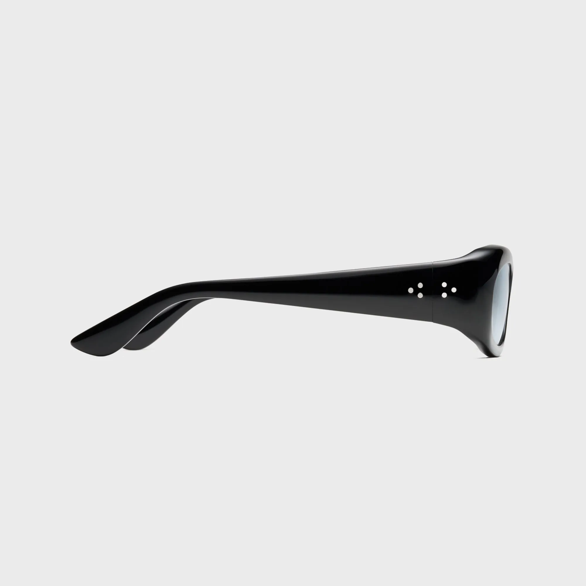 Port Tanger Saudade Sunglasses - Black / Blue Lens sold by Kith product image thumbnail 2
