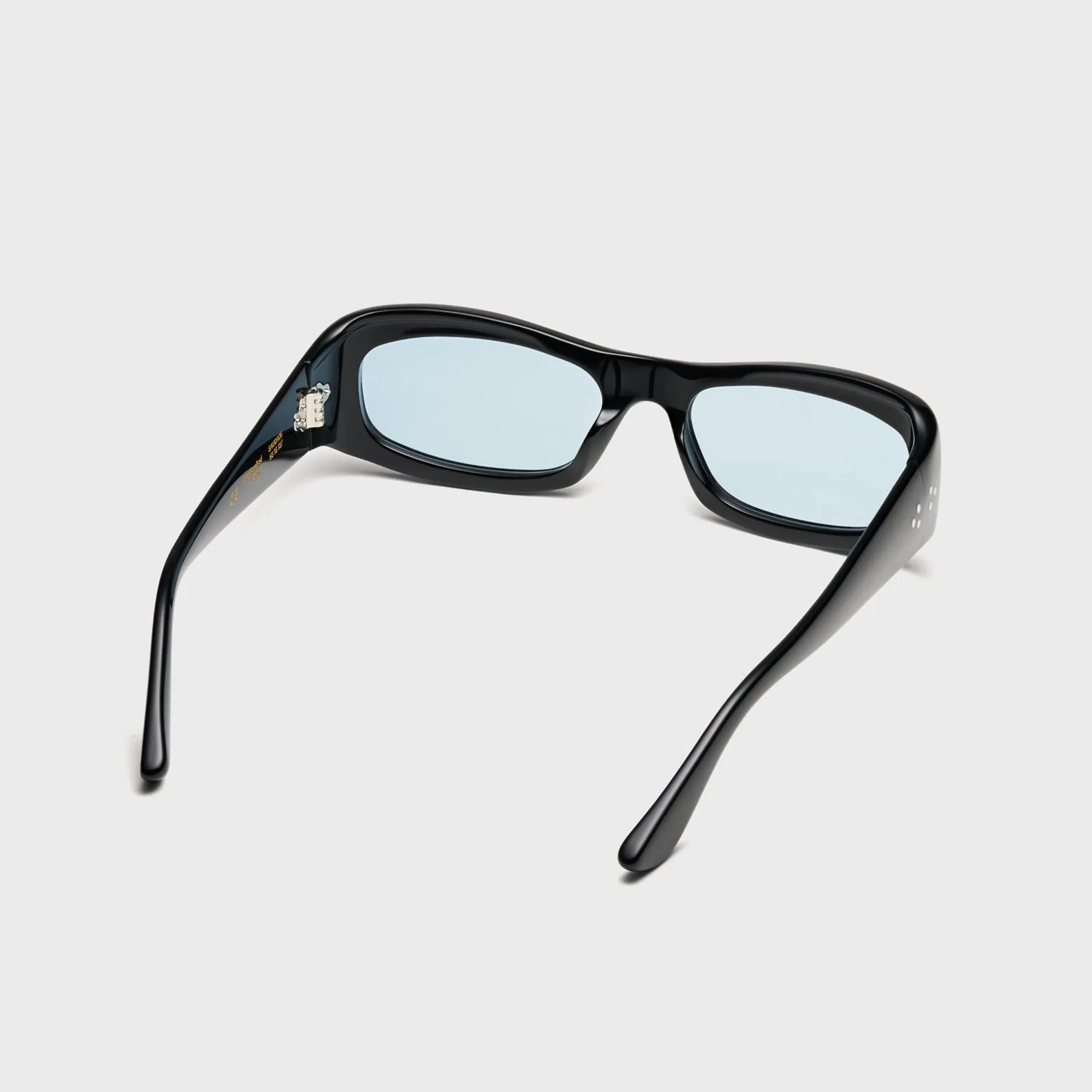 Port Tanger Saudade Sunglasses - Black / Blue Lens sold by Kith product image thumbnail 4